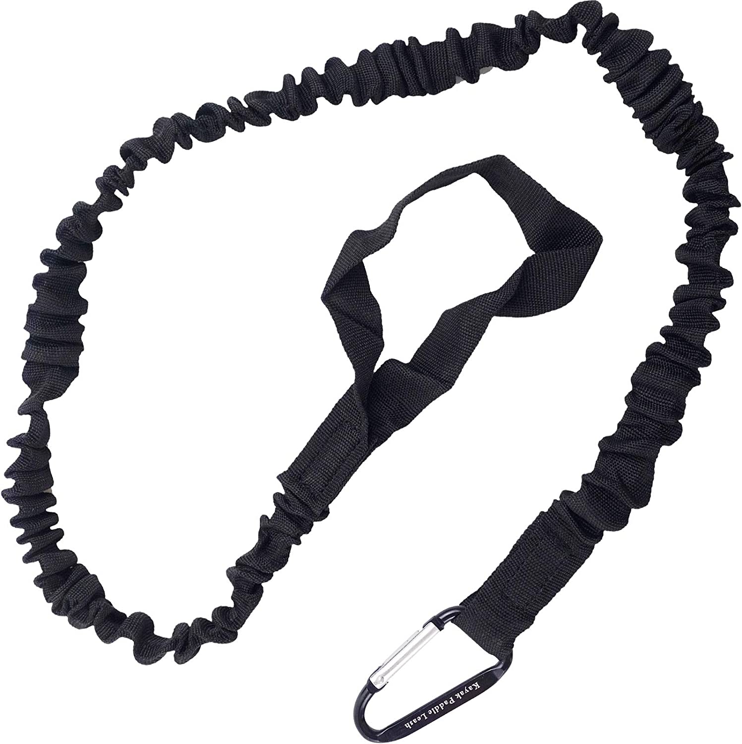 Kayak Paddles Leash 2 Pack Black Kayaking Equipment with Quick Release Paddle Holder Clip D-Shape Carabiner Stretchable SUP Paddle Board Accessories Fishing Rod Leash Kit (Black x 2 Pack) : Sports & Outdoors