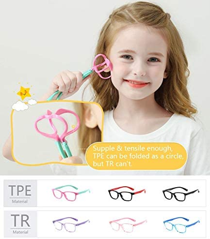 Kids Blue Light Blocking Glasses 2 Pack