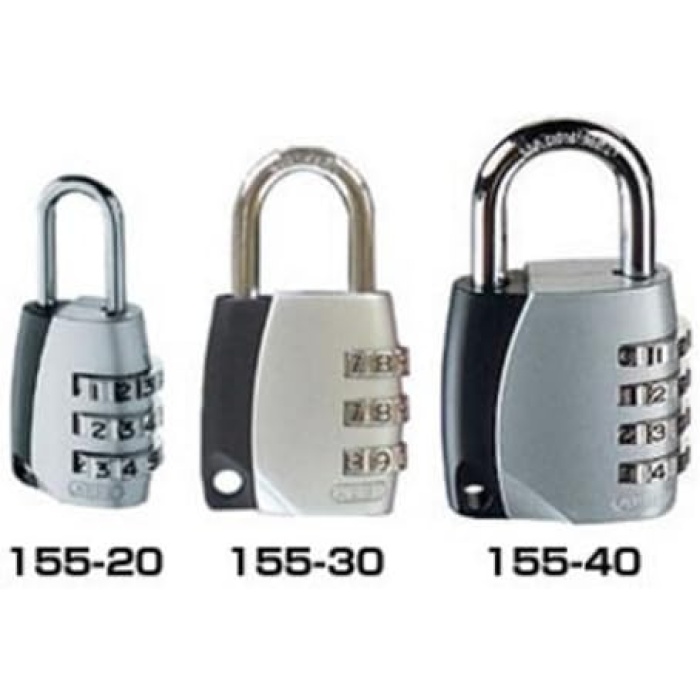 日本ロックサービス ABUS 番号式 南京錠 155 20 | 補助錠・ 錠前